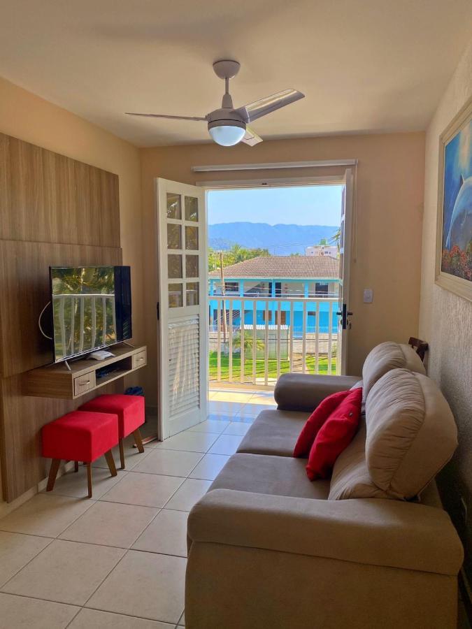 Lindo Apartamento Praia Grande Tenório pé na areia com ar Ubatuba Exterior foto