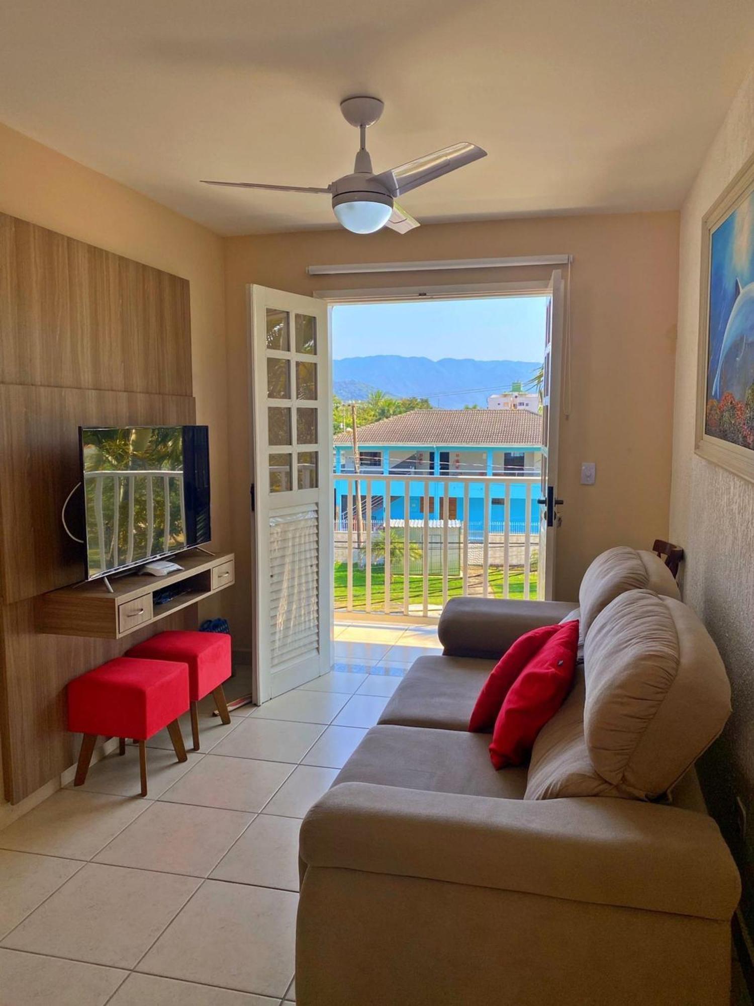 Lindo Apartamento Praia Grande Tenório pé na areia com ar Ubatuba Exterior foto